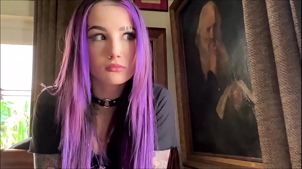 Goth Teen Squirts on Step Brother's Cock - Vale...