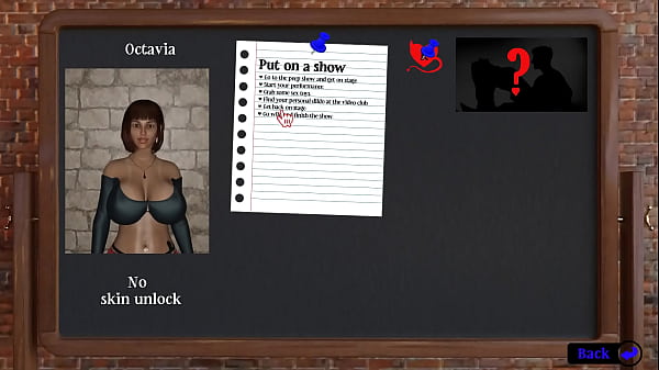 A bimbo stripper satisfies herself with five dildos at once. Hentai Game: Kink Maker