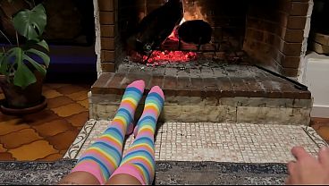 Chill by the fireplace with us!