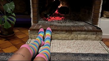 Chill by the fireplace with us!