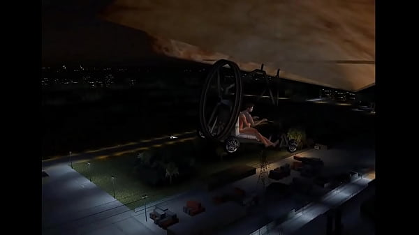 HANDGLIDING NAKED OVER THE CITY