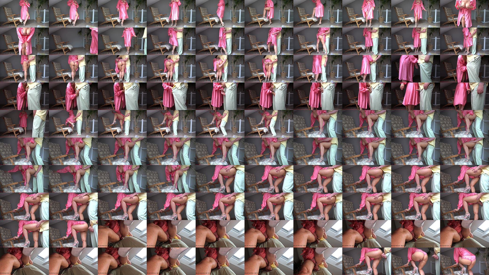 business woman in pink barbie dress sex - cum dripping pussy, business-bitch 预览图