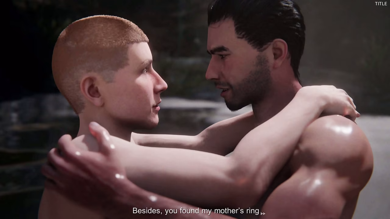 Game: FindingBuddies, Chapter 5 - A long trip, meeting a new friend, and sucking a man'_s big cock (English voiceover)