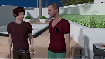 Away From Home: Eva's Underwater Ass Rub on Liam's Dick at Pool Party Start