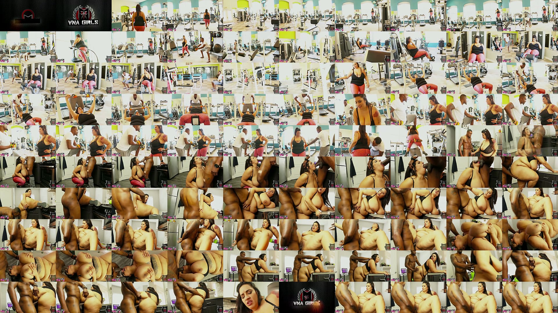 Gym Lifting Day Leads To Kitchen Counter BBC Face Cum Plea! 预览图