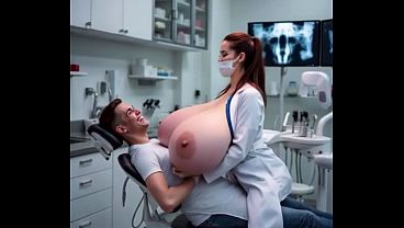 3D AI HQ Breast Expansion Big tits Firm tits Solo dentist POV wSound added