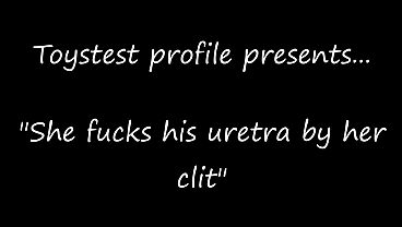Stepsister's Clit Fucks His Dick in Urethra