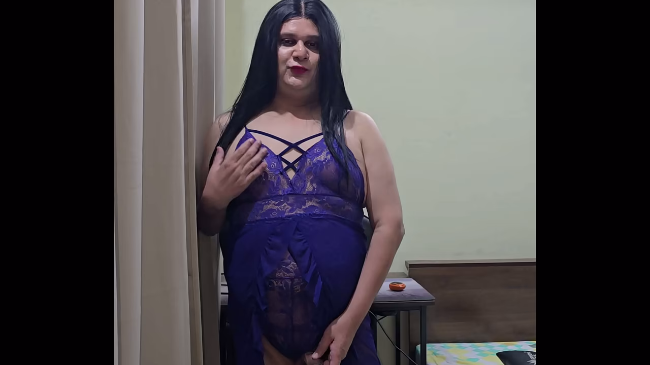 Shemale Monica M - Teasing in Teddy Lingerie