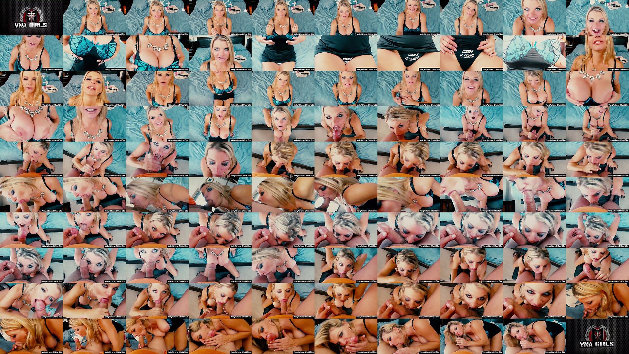 Gorgeous Blonde Vicky Vette Milks A Big Prick With Her Mouth And Lips! 预览图
