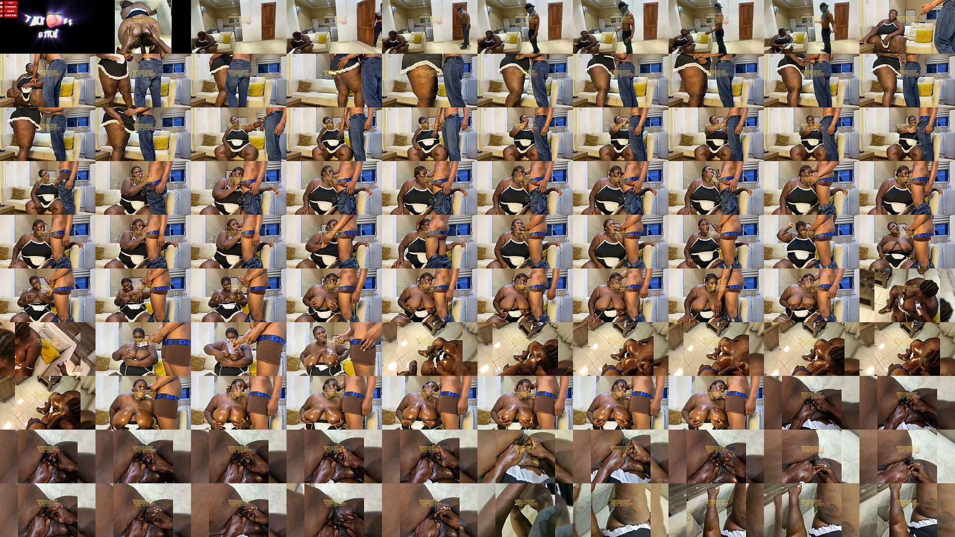 The rude Ssbbw African maid gets fucked hard by her boss. Full video on my membership. 预览图