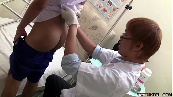 Skinny Asian examined and breeded by doctor for...
