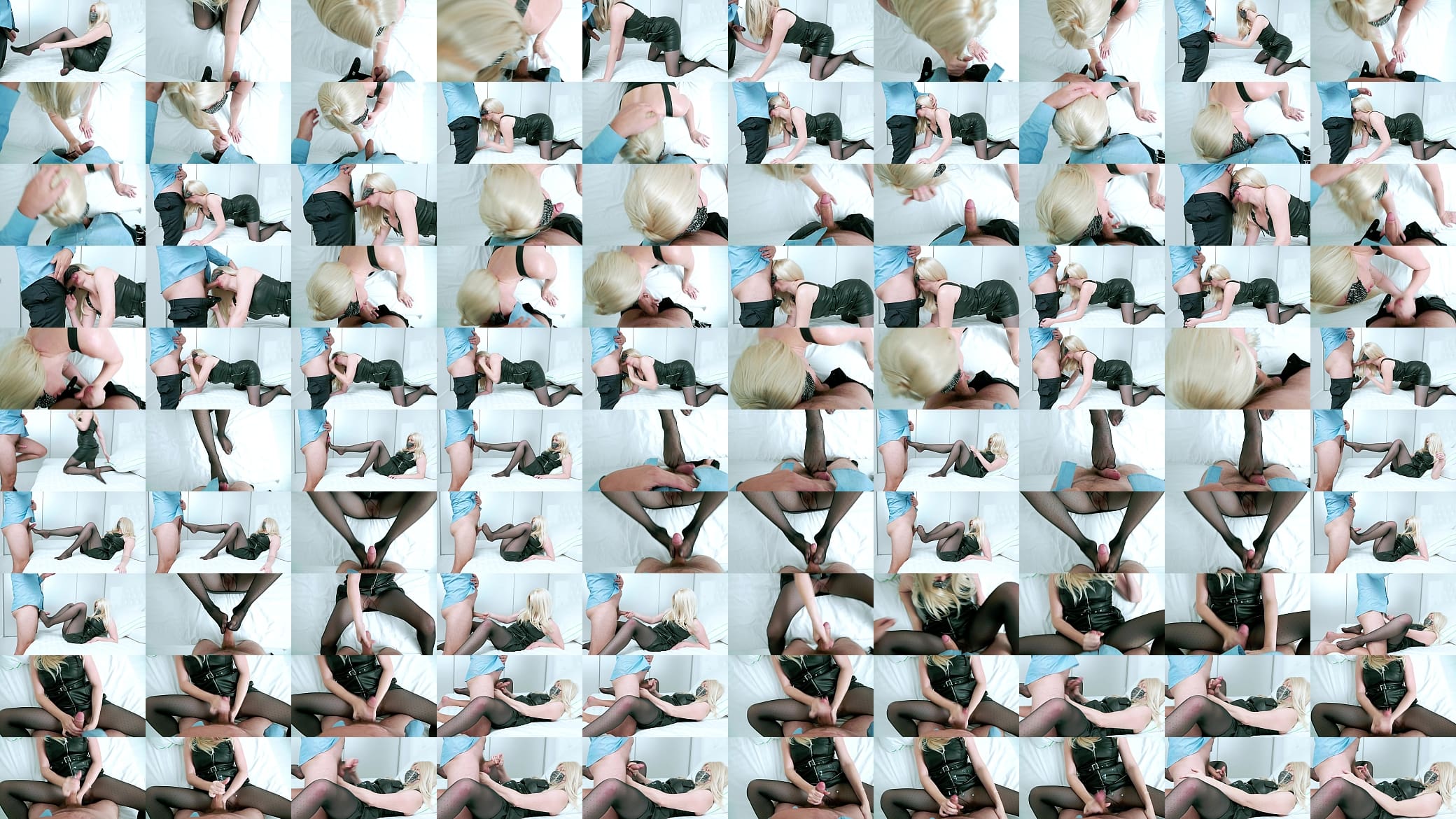 Lovely MILF Handjob, Blowjob, Footjob and Cum on her Dress 预览图