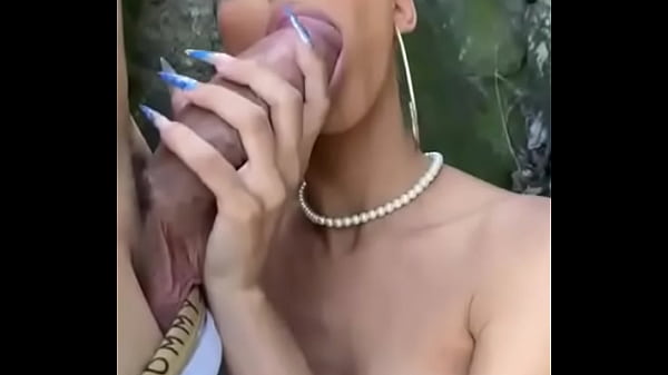 I took this skinny girl to enjoy the beach, she got horny and I put my big dick in her