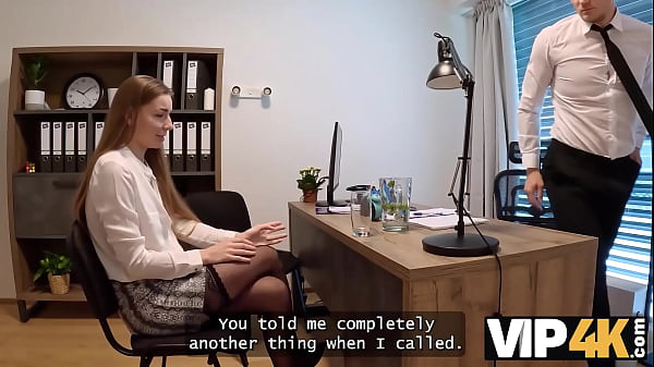 VIP4K. Arina Shy came to get a loan and to cheat on her husband