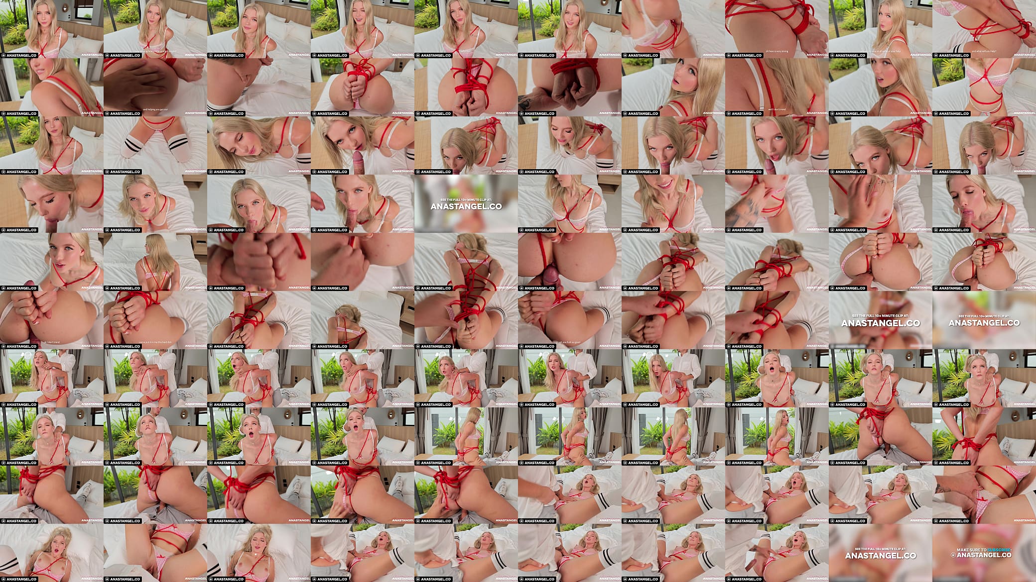 Tied Up and Helpless While He Fucked My Mouth and Pussy Raw 预览图