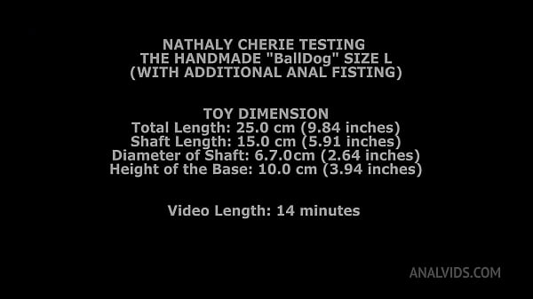 Nathaly Cherie Testing The Handmade "Balldog" Size L (With Additional Anal Fisting) TWT065