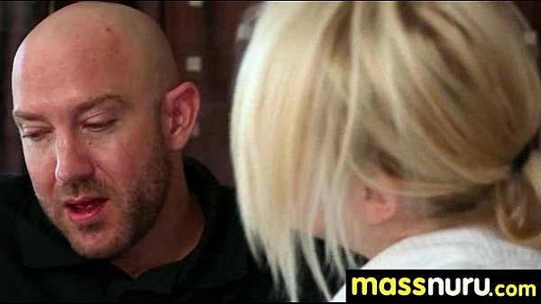 slippery nuru massage for lucky dude 23