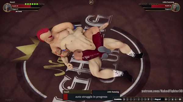 Hooch VS Lillith Redwing (Naked Fighter 3D)