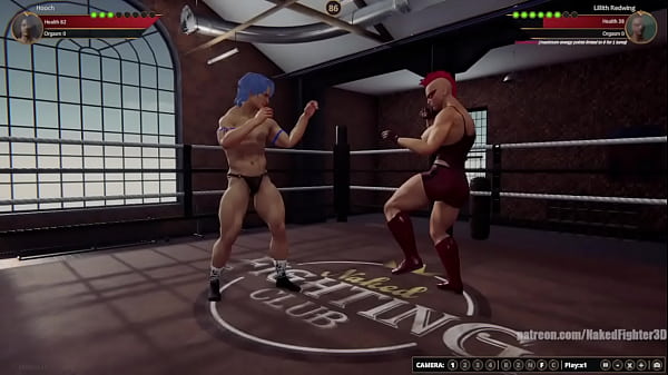 Hooch VS Lillith Redwing (Naked Fighter 3D)