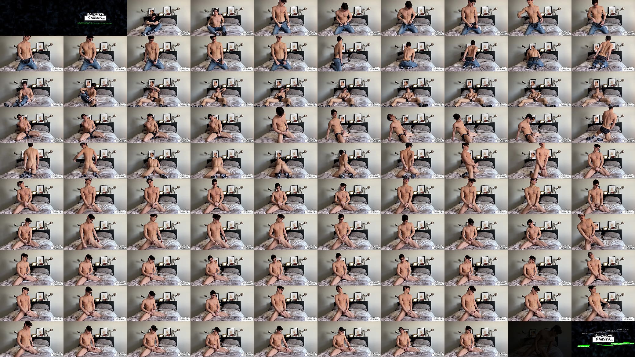 SOUTHERNSTROKES Athletic Twink Aiden Ward Jerks Off Solo 预览图