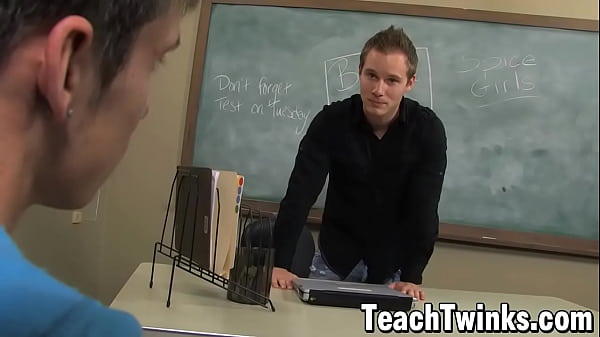 Download Video - Hunky teacher Tyler Andrews anal fucks student Adrian Layton