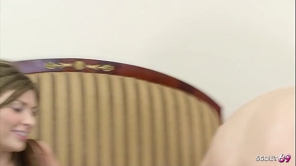 Download Video - Sweet blonde Girl 18 with small saggy Tits suprised with White Monster Cock for no condom Fuck at First Pick Up Porn Casting