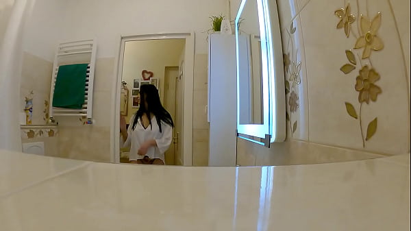 All Natural Big Tits Big Ass Hot Brunette Babe comes for a Fashion Lingerie Try on Shooting turns into a Porn Casting