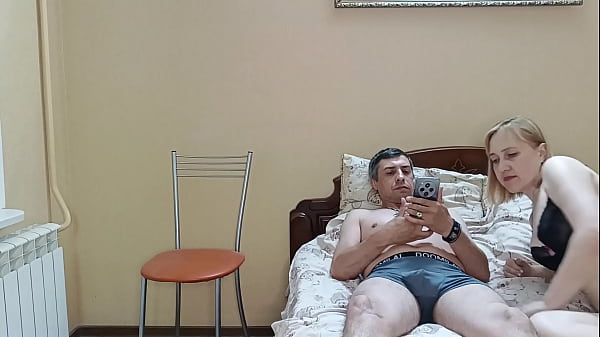 After pussy licking, I put a little butt plug into my wife's ass and fucked her from behind