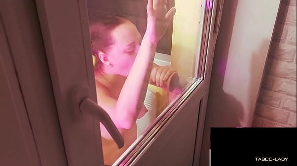 Step brother and sister caught for a blowjob