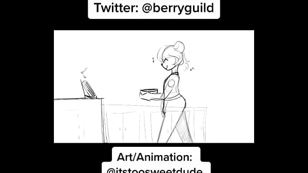 “Sweet Treats” Berry Animation Progress (Femboy...