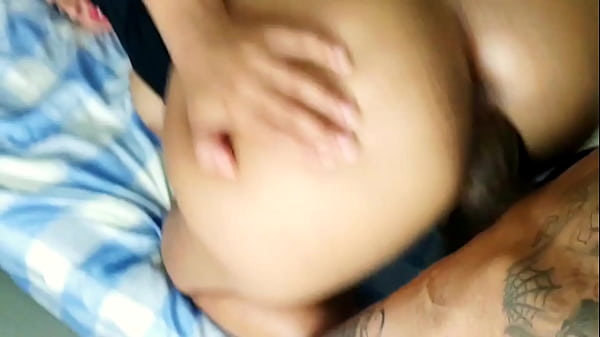 Hot wife with a giant ass and big breasts being fucked really well and making herself cum in Spanish. (Adam and Eve)