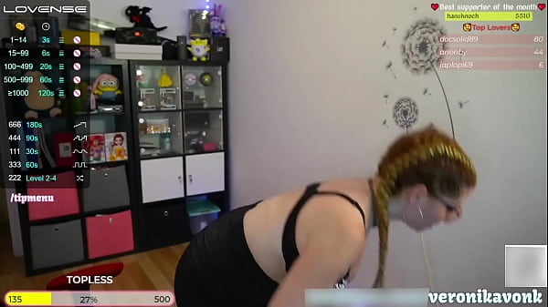 Gothic heavy metal girl with spikes in the bra