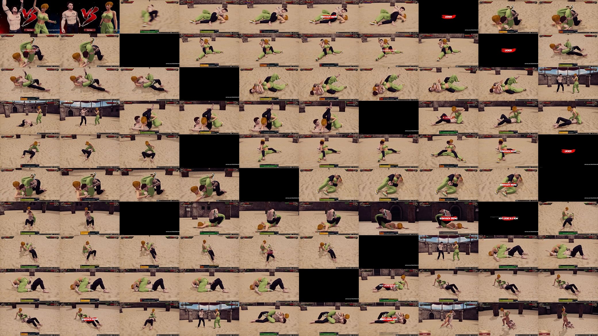 Gigi VS Karen Krash (Naked Fighter 3D) 预览图
