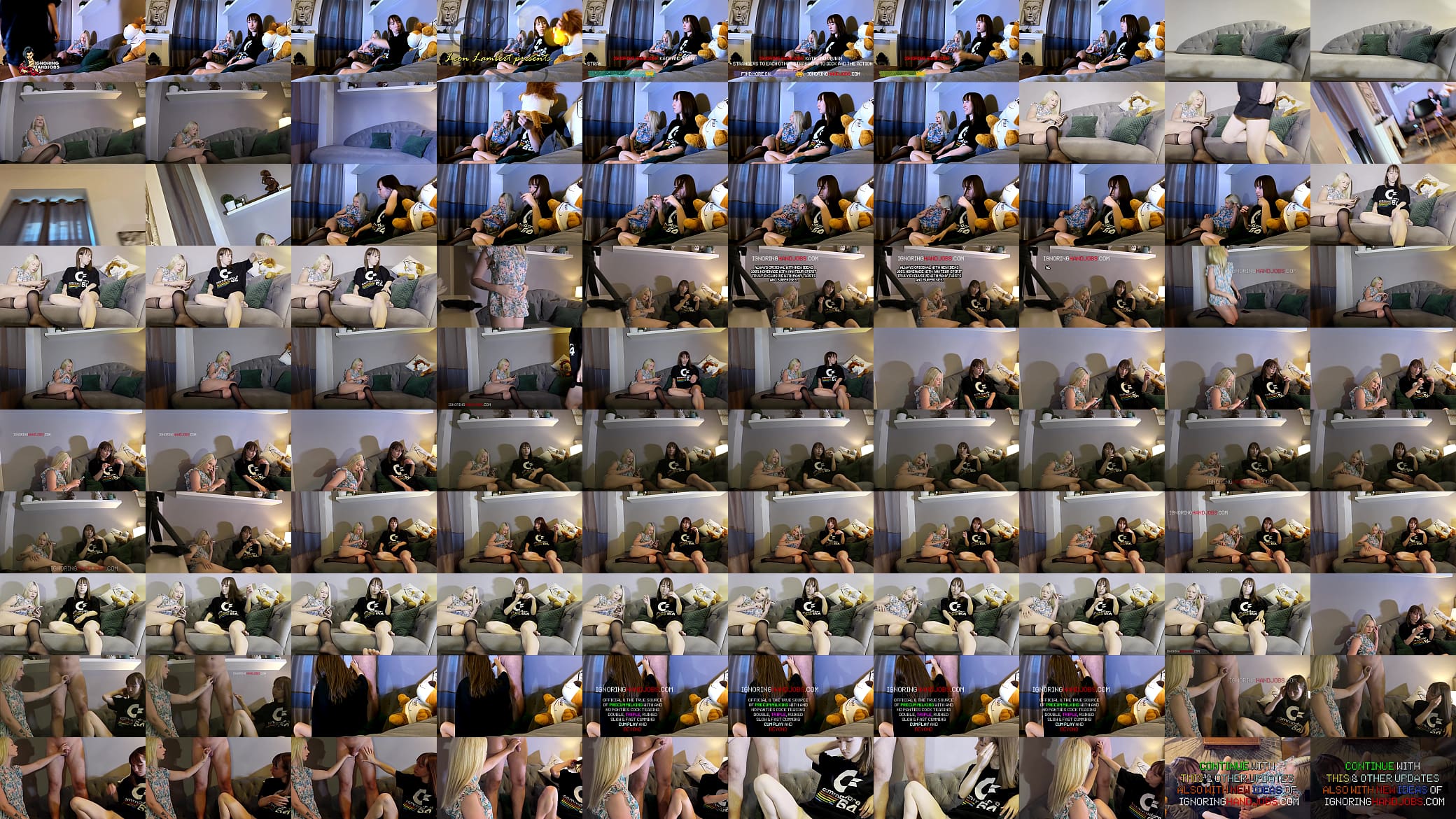 Two Stranger Girls comes for a Fashion Photo Shoot turns into a Fake Porn Handjob Scene in a Threesome 预览图