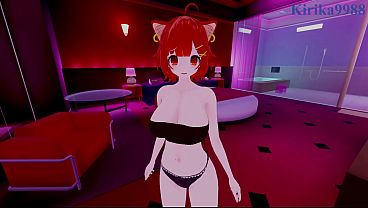 Ratna Petit and Fumino Tamaki intense sex. - Nijisanji VTuber POV Hentai