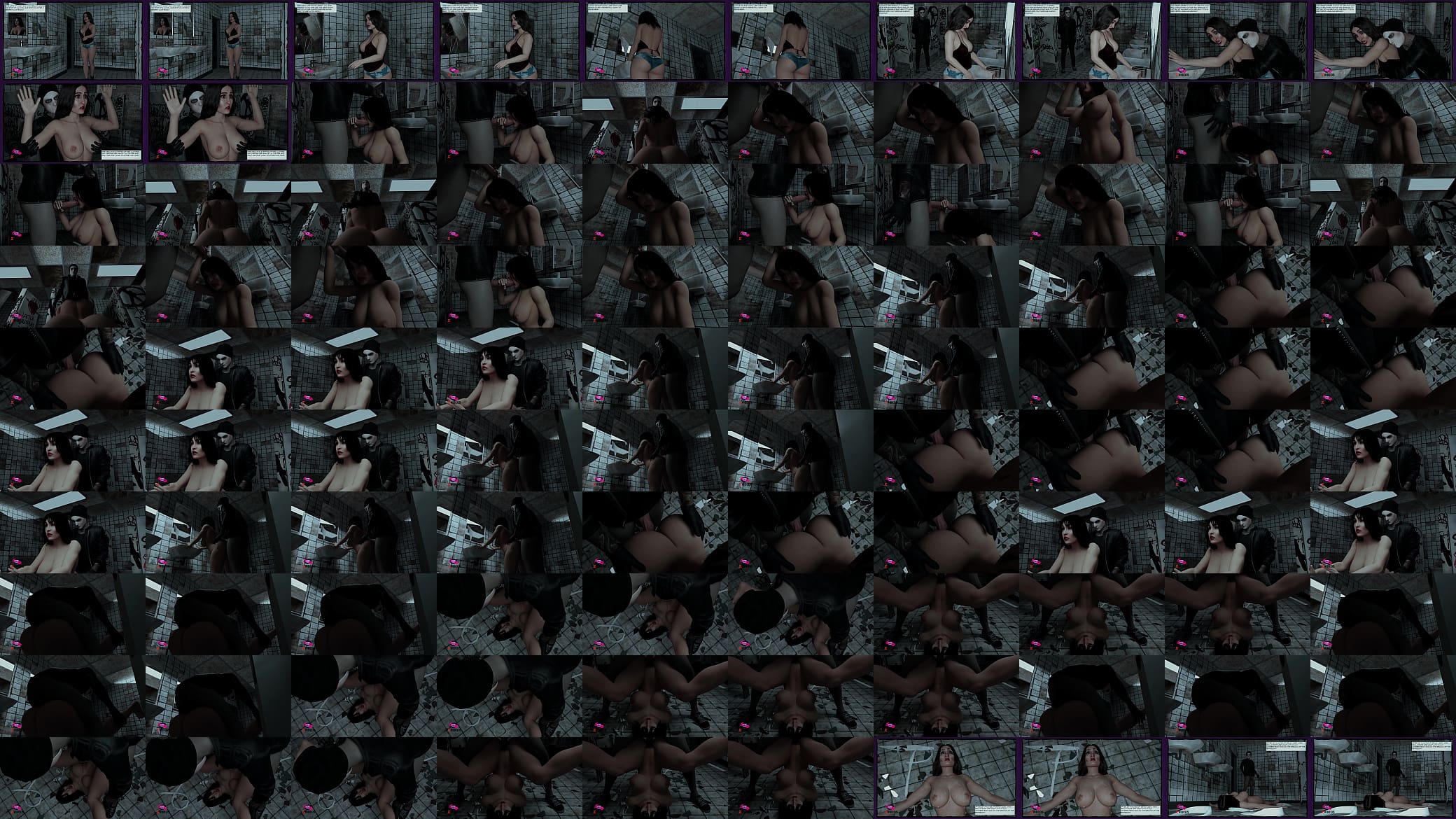 3D WWE Nikki Bella gets fucked by Stalker 预览图