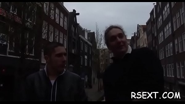 Slim wench rocks a hard pole