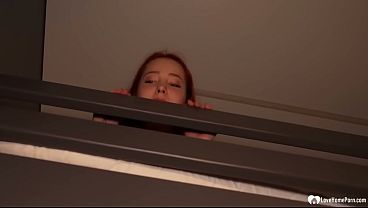 Intimate Bunk Bed Sex with Passionate Kissing and Hard Fucking