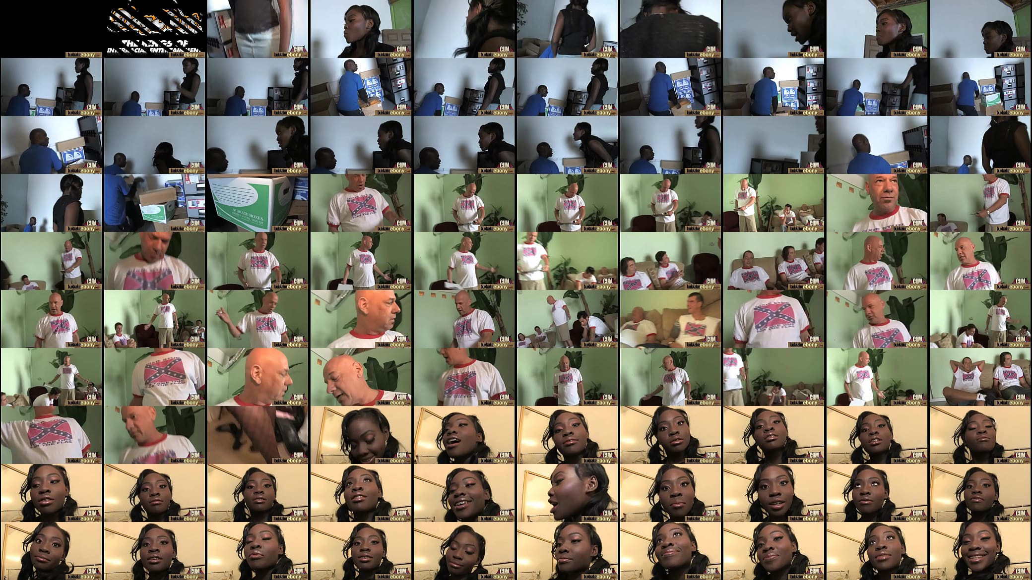 Ebony honey in group interracial sex orgy 20 预览图