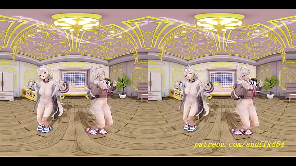 VR180 mmd FuwaMoco Dance 3d hololive Hentai 3 min
