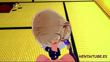 原神インパクト変態3D-POVリサフェラチオ-日本のマンガアニメポルノ