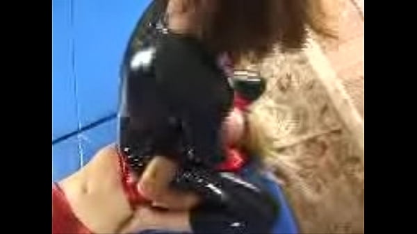 Latex catfight domination
