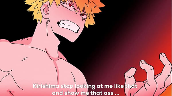Kirishima gets turned on when he sees Bakugo na...