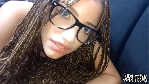 I fuck my stepsister's bitch while she's lying down She bends her ass on my thick cock