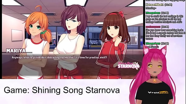 VTuber LewdNeko Plays Shining Song Starnova Mariya Route Part 1