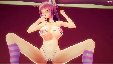 Insult Order - Neko Cat Girl Creampie Lingerie Animated Hentai