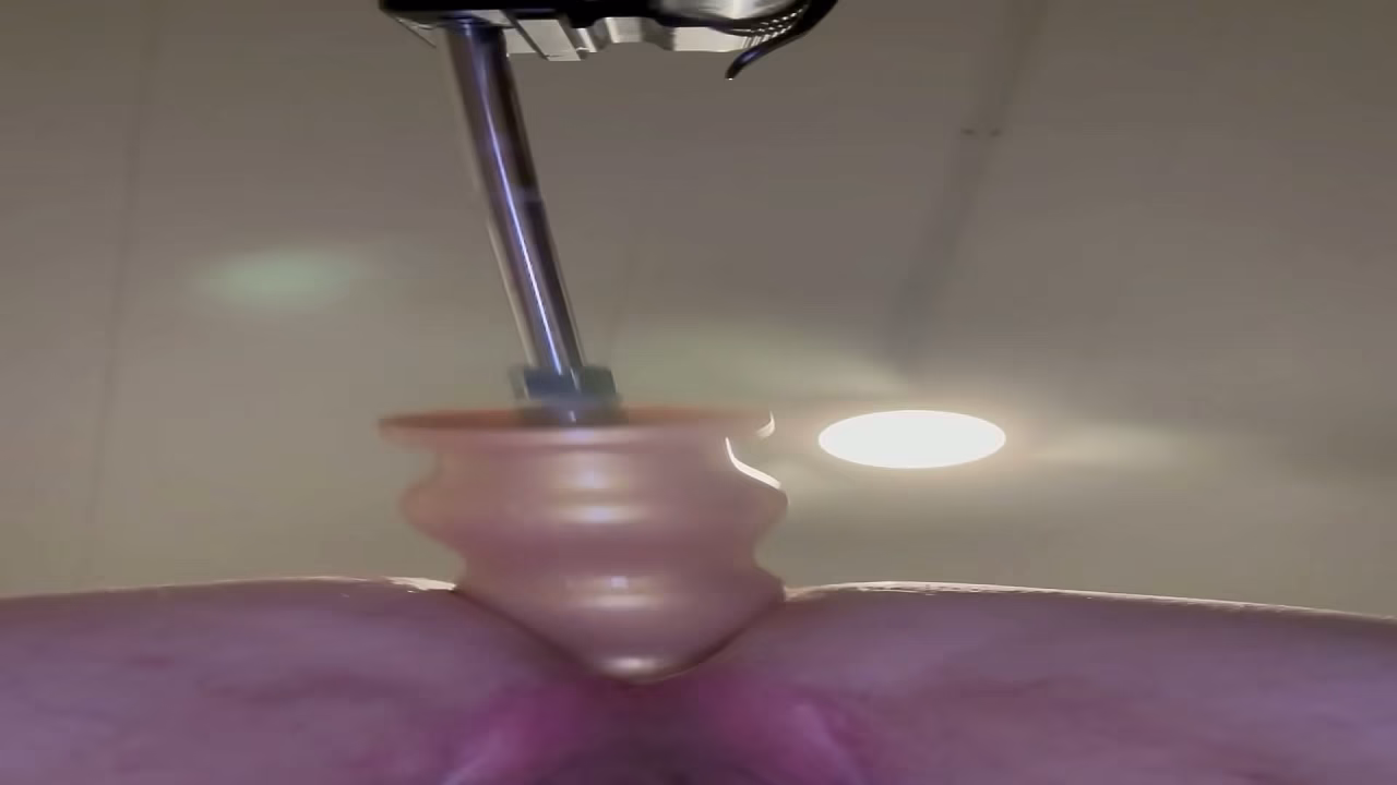 Under-Balls Dildo Machine Drill &ndash_ Deep Anal Tease