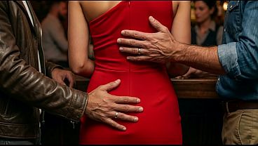 Young bull we met at a swinger bar fills my hotwife with cum ( AI Generated )