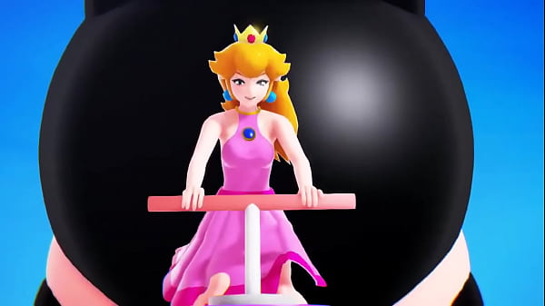Bowsette cum inflation popping