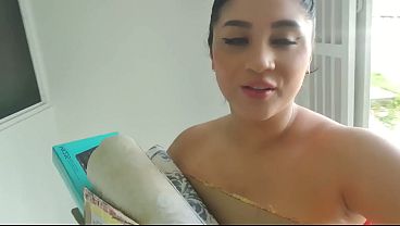 She lets the Neighbor fuck her as payment for helping With the Move, Dad almost catches Them